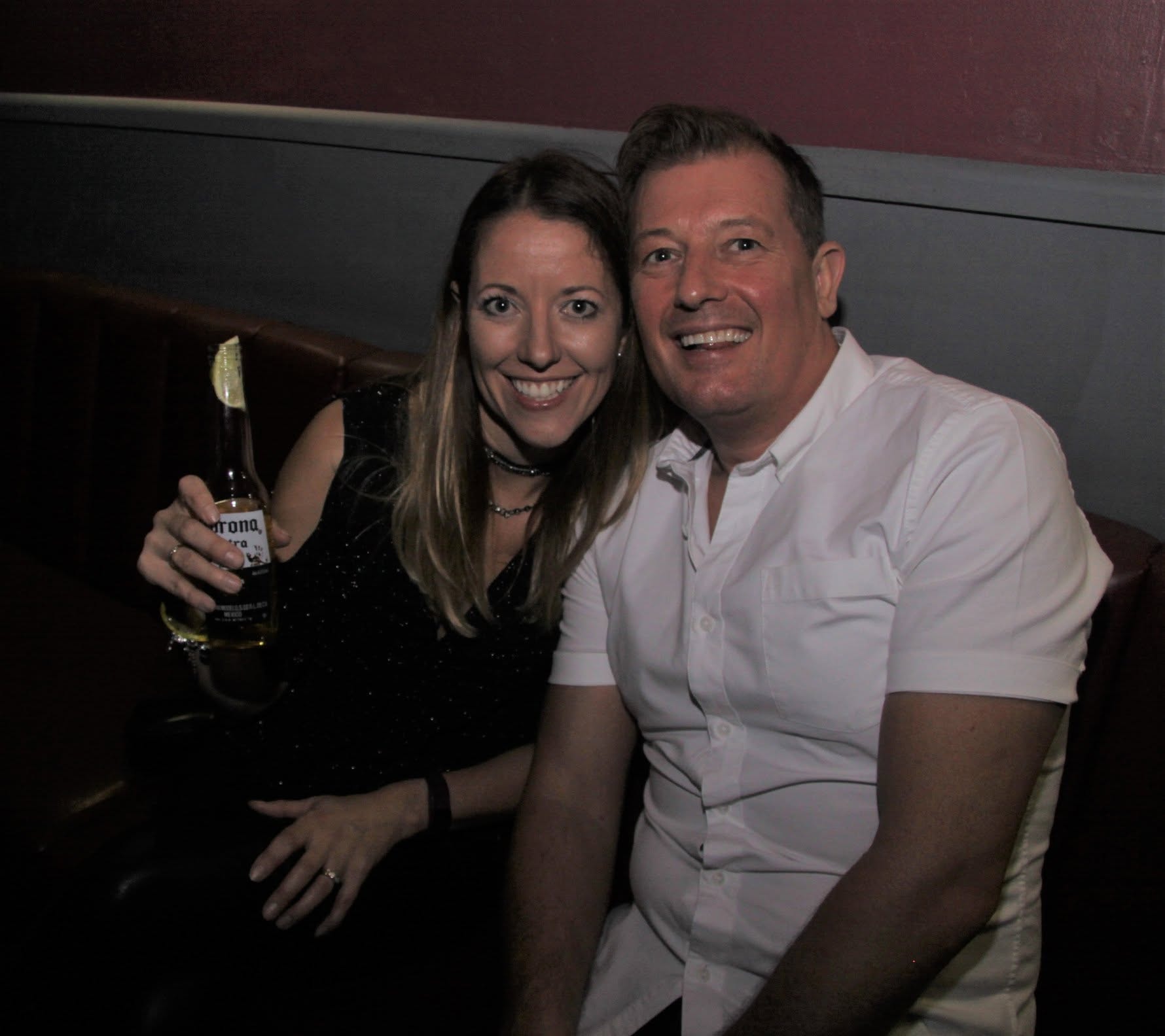 Couple enjoying a Trancelation night out