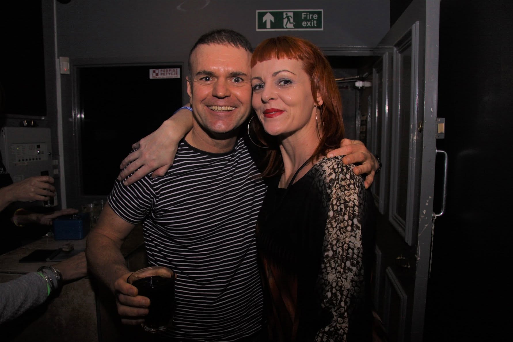 Two friends at a Trancelation event